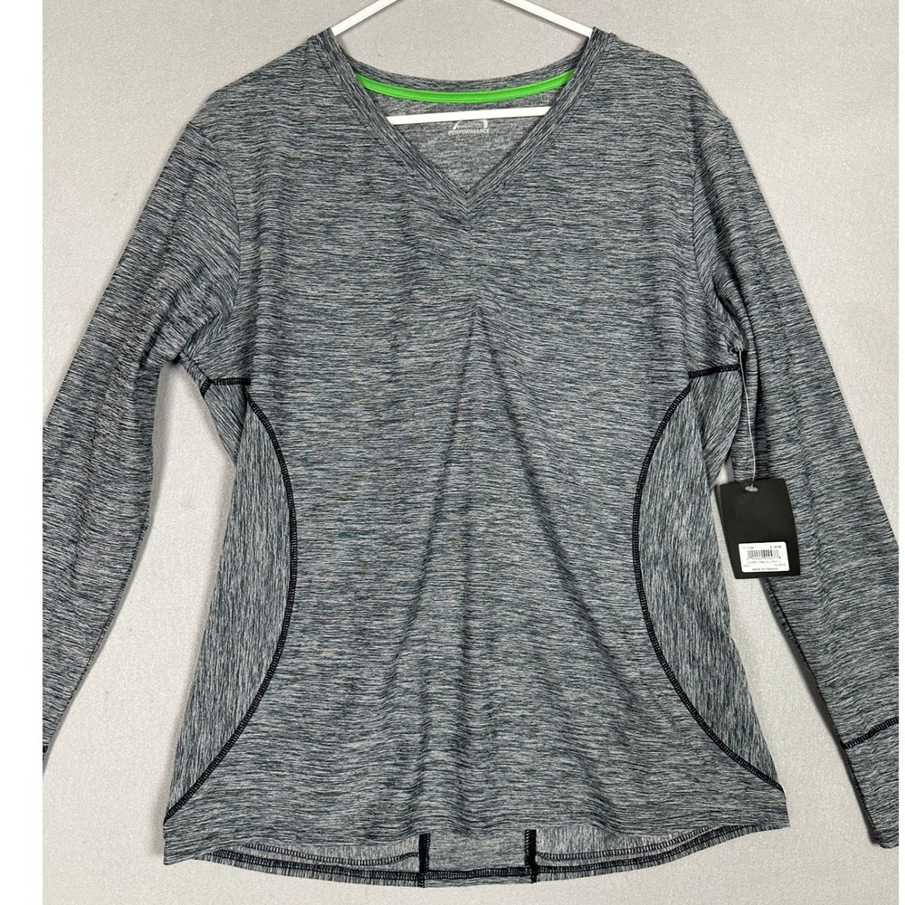 NEW Performance Bicycle Shirt Women 2XL Lyric II Grey Cycling Jersey Long Sleeve